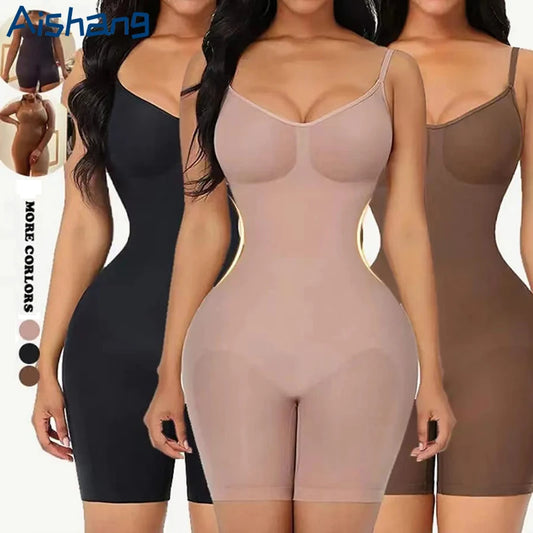 Women Bodysuit Shapewear Tummy Control Full Body Shaper Slimming Sheath Butt Lifter Push Up Thigh Slimmer Abdomen Shapers Corset